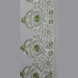 Gorgeous Embroidery Border Design 14498