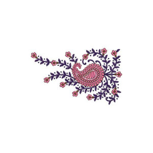 Wedding Bridal Saree Border Embroidery Design 14581