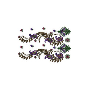 Border Fashion Trend Embroidery Design 14587