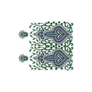 Wonderful Embroidery Design For Border 14592
