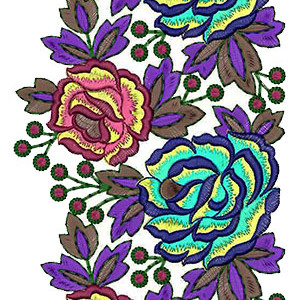 Lace Border For All Over Embroidery Design 14702