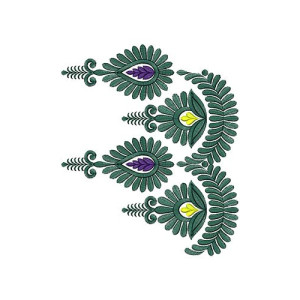 Designer Border Embroidery Design 14886