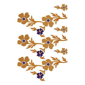 Pakistani Jamawar Borders Embroidery Design 14894