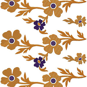 Pakistani Jamawar Borders Embroidery Design 14894