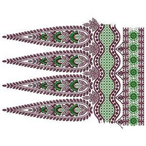 Embroidery Wedding Wear Saree Border 15589