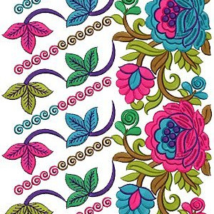 Border Machine Embroidery Design 16437