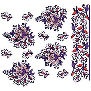 Floral Embroidery Lace Design 16516