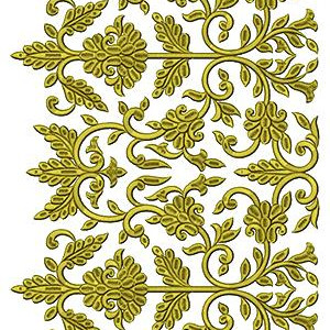 Lehenga Broad Lace Embroidery Design 16591