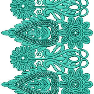Cotton Chemical Embroidery Lace 16745