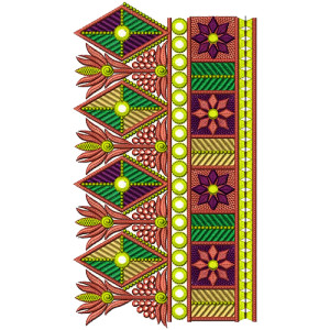 Wedding Wear Border Design 16770