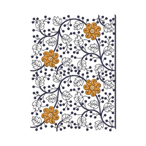 Zal Saree Embroidery Design 17062