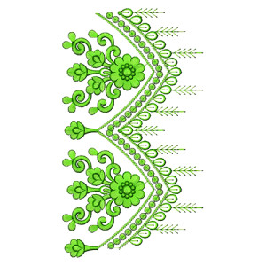 Banjara Dress Border Embroidery Design 17246