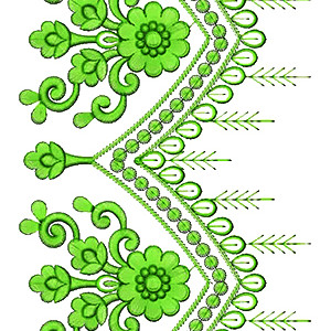 Banjara Dress Border Embroidery Design 17246