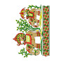 Traditional Pattern Elephant Border Embroidery Design