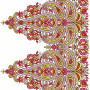 Beautiful Designer Half Saree Embroidery Design