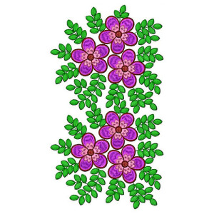 New Border Embroidery Design 18304