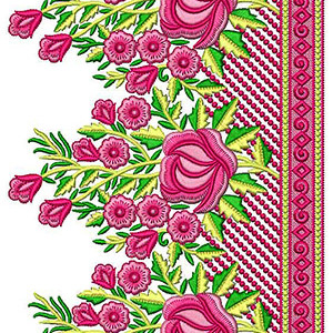 New Border Embroidery Design 18342
