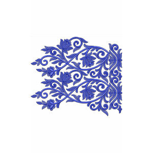 New Border Embroidery Design 18349