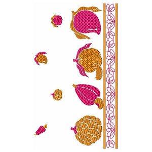 Border Embroidery Design 18468