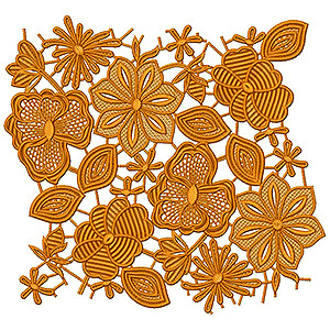 Border Embroidery Design 18622