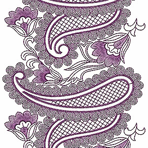 Border Embroidery Design 18624