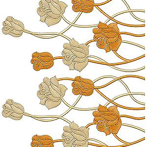 Border Embroidery Design 18851