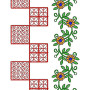 Border Embroidery Design 19117