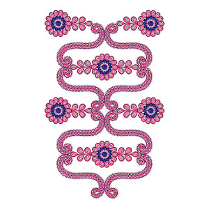 Border Embroidery Design 19118