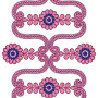 Border Embroidery Design 19118