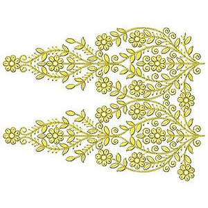 Border Embroidery Design 19559