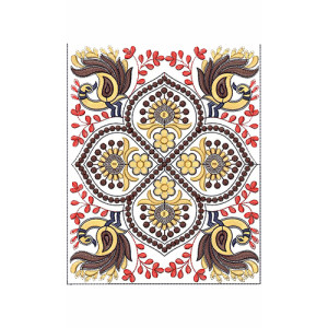 Border Embroidery Design 20099