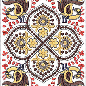 Border Embroidery Design 20099