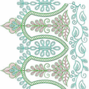 Border Embroidery Design 20193