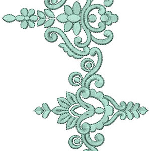 Border Embroidery Design 20343
