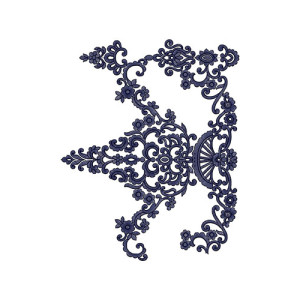 Border Embroidery Design 20344