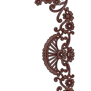 Border Embroidery Design 20345