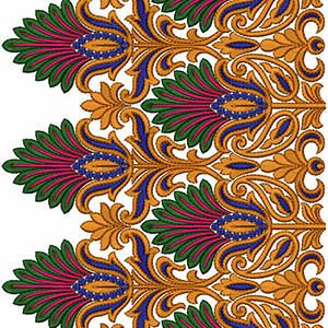 Border Embroidery Design 20390
