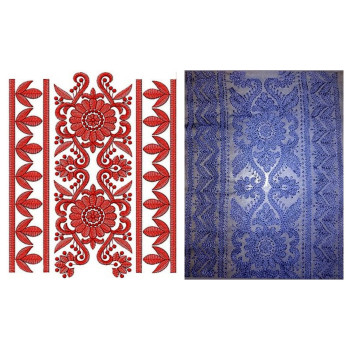 Border Embroidery Design 20568