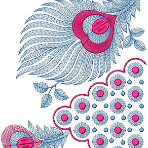 Border Embroidery Design 20573