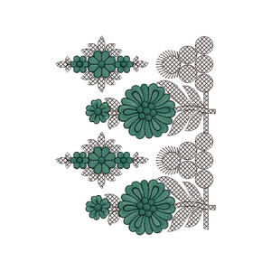Border Embroidery Design 20574