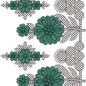 Border Embroidery Design 20574