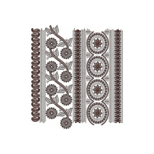 Border Embroidery Design 20614