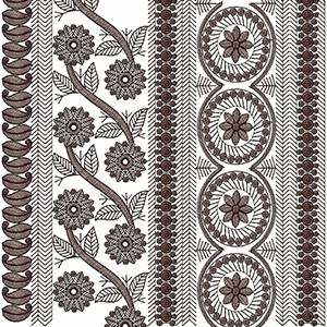 Border Embroidery Design 20614
