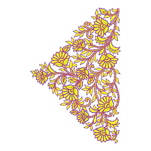 Border Embroidery Design 20615