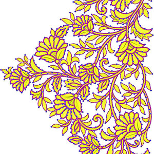 Border Embroidery Design 20615