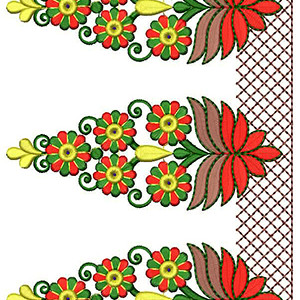 Border Embroidery Design 20680