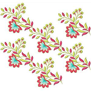 Border Embroidery Design 20754