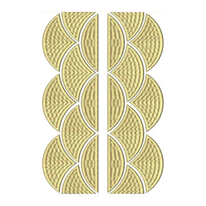 Border Embroidery Design 20757