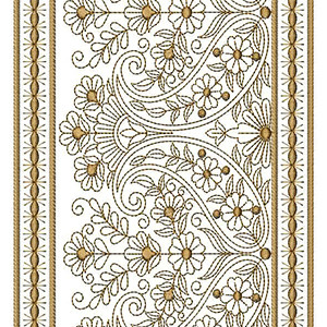 Border Embroidery Design 20849