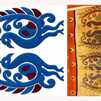 Border Embroidery Design 20850